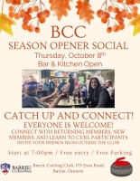 BCC Season Opener Social - October 8