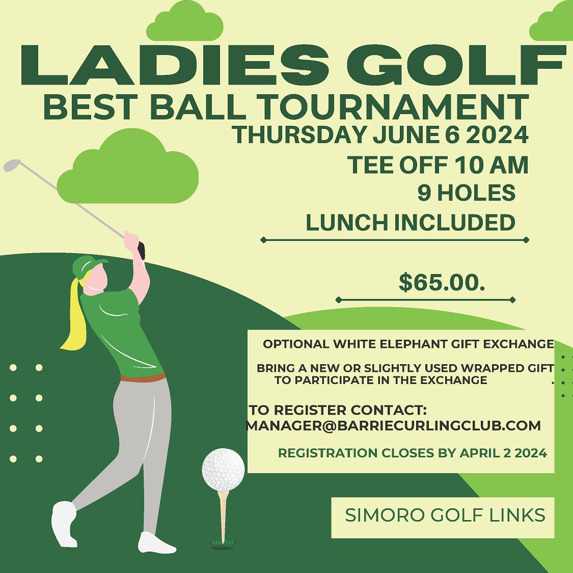 Ladies Golf Tournament 06 June 2024