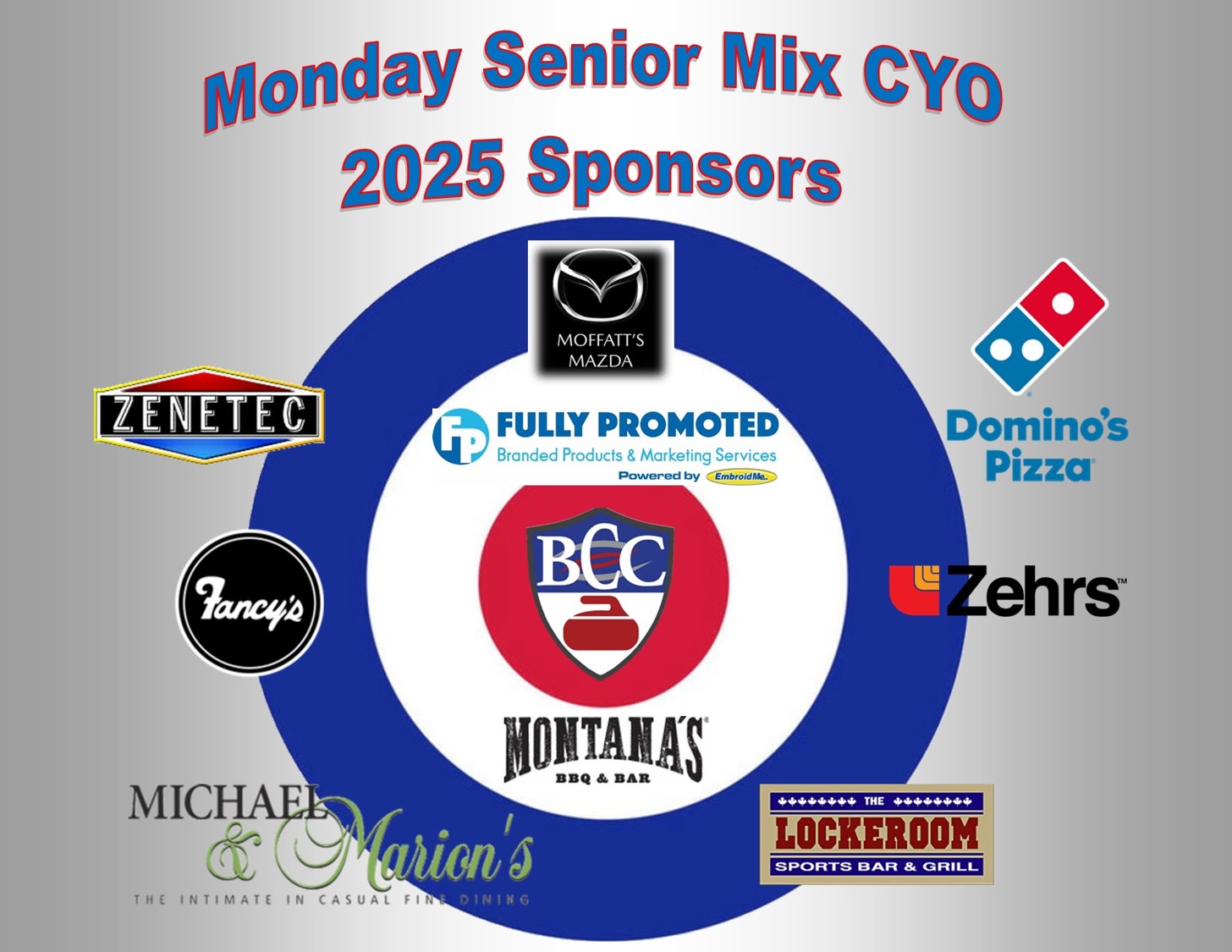 Monday Senior CYO Sponsors 2025
