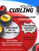 Youth Curling Open House (Ages 6 to 17)